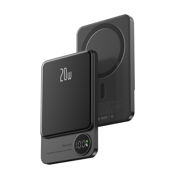 اجمل شاحن لاسلكي لاصق اسود